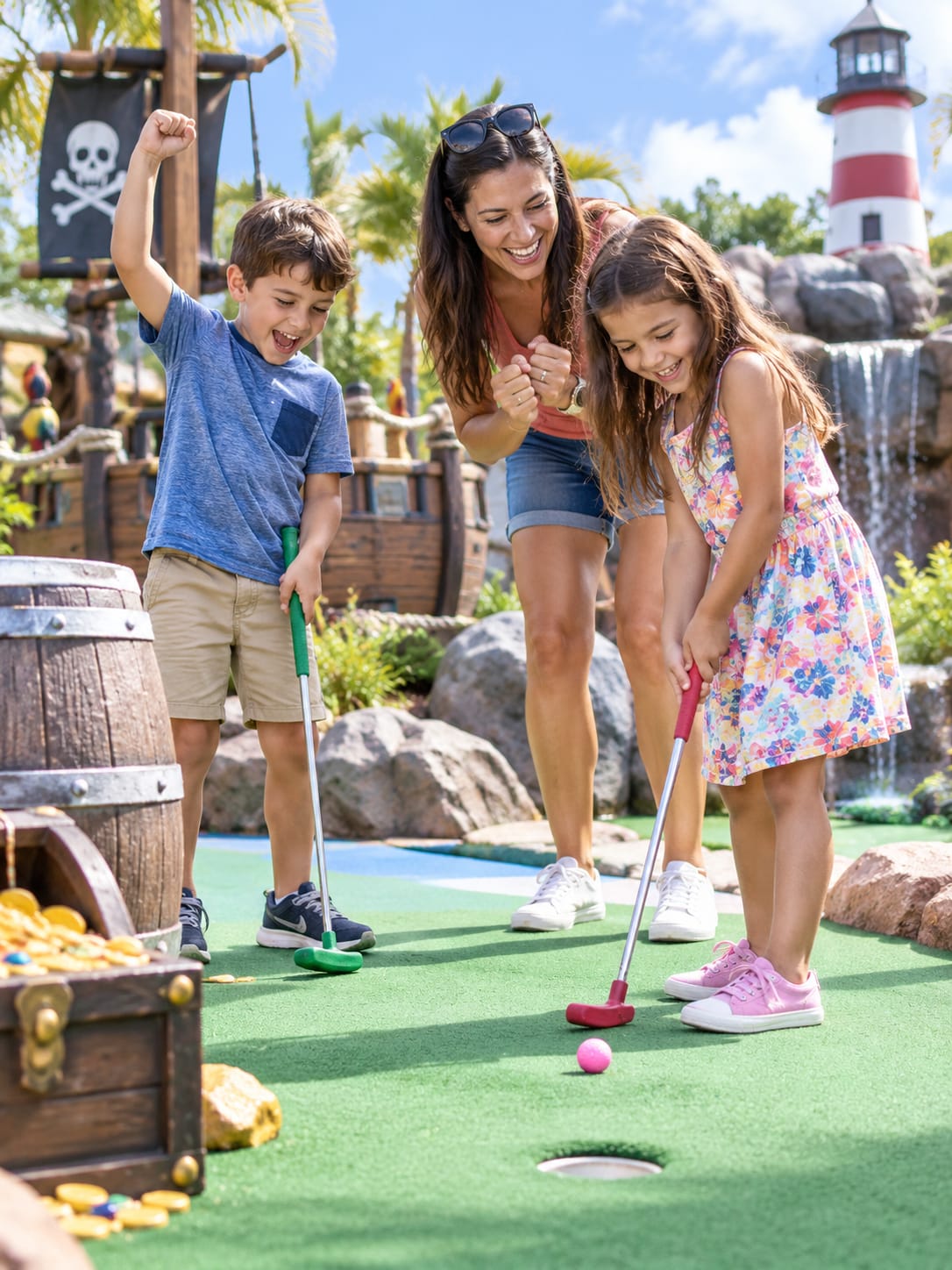 Swamp Golf course at Skate Station Funworks Mandarin